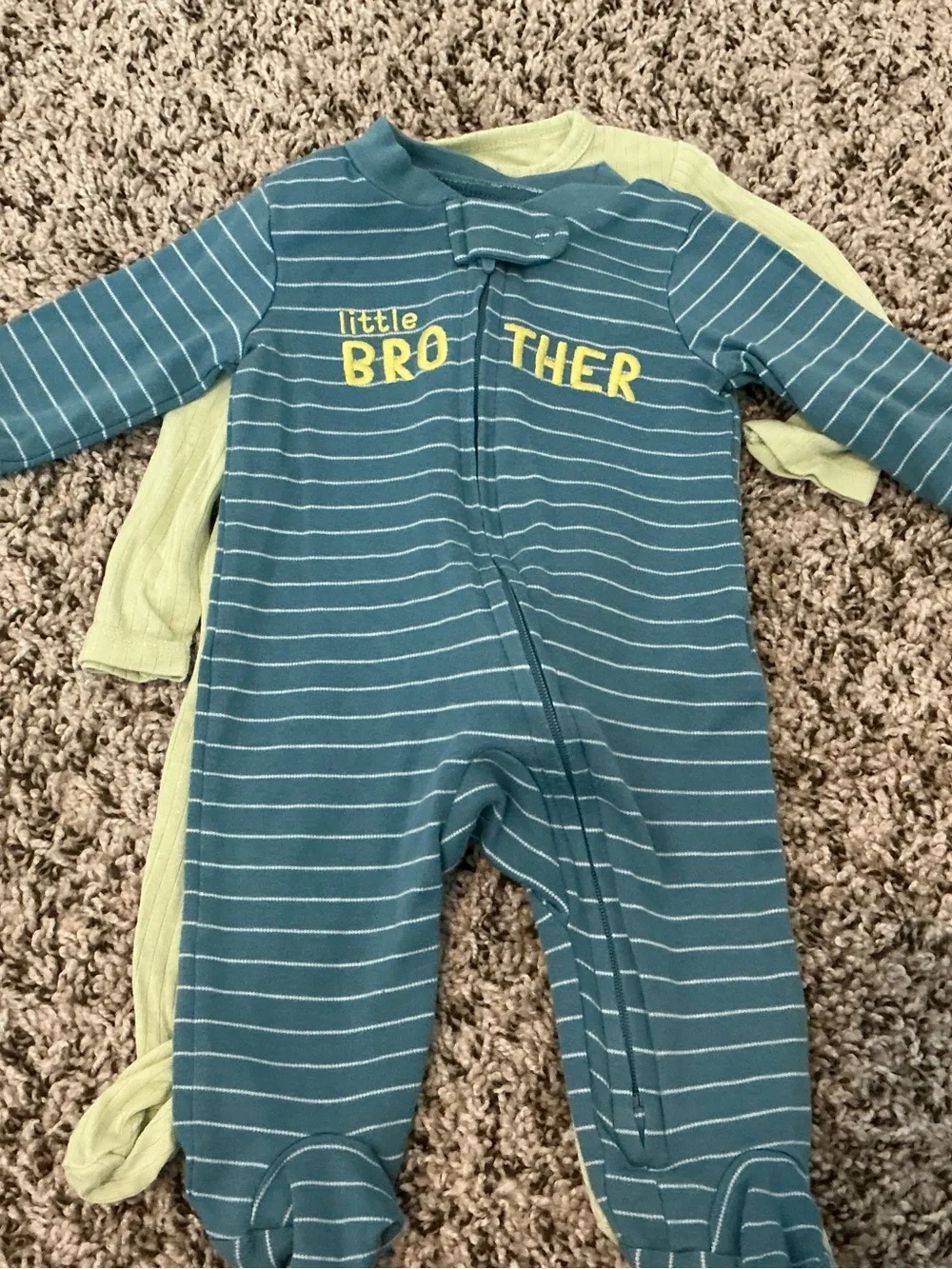 Bundle of 3 mo footie pajamas